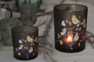 Bird-Themed Candle Holders