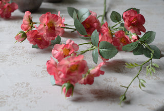 Faux Rambling Cottage Rose Stem – 79 cm