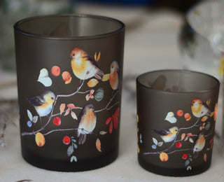 Bird-Themed Candle Holders