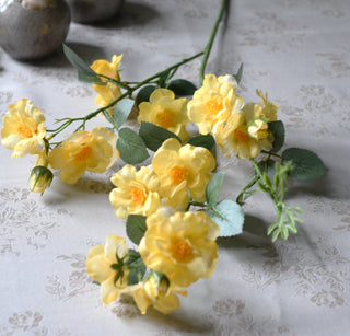 Faux Rambling Cottage Rose Stem – 79 cm