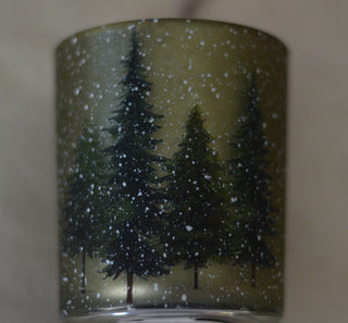 Enchanted Snowy Forest T-Light Holder