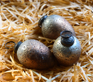 Antique Copper Glass Hanging Eggs