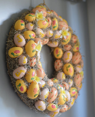 Farmhouse Hen’s Nest Easter Egg Wreath