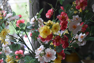 Faux Rambling Cottage Rose Stem – 79 cm