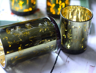 Deep Green Meadow Light Candle Holder