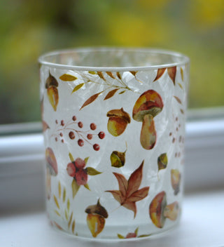 Autumn Cottage Candle Holder
