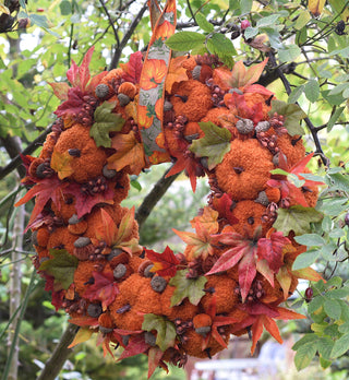 Soft & Whimsical Pumpkin Wreath
