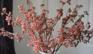 Artificial berry stem in orange color