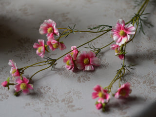 Blush & Ivory Cosmos Faux Stem