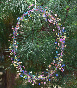 Handcrafted Beaded Floral Ring Decoration