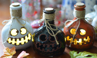 Enchanted Halloween Glow Bottles