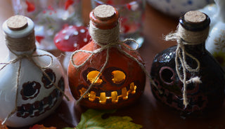Enchanted Halloween Glow Bottles