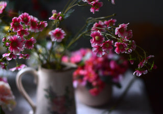 Blush & Ivory Cosmos Faux Stem