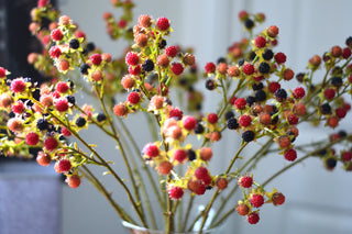 Faux blackberries stem