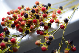 Faux blackberries stem