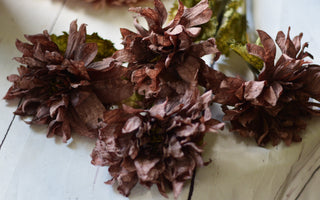 Vintage Faded Dahlia Stems