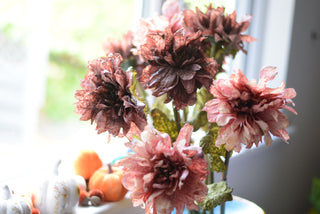 Vintage Faded Dahlia Stems