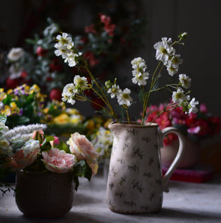 Delicate White Faux Cosmos