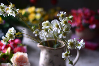 Delicate White Faux Cosmos