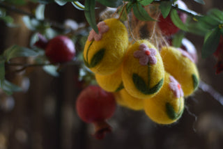 Spring Felt Egg Ornaments