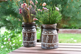 Himachal Decorative Wooden Vase