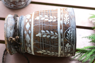 Himachal Decorative Wooden Vase