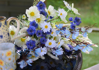 Faux Summer Meadow Arrangement