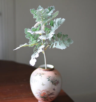 Artificial silver senecio stem