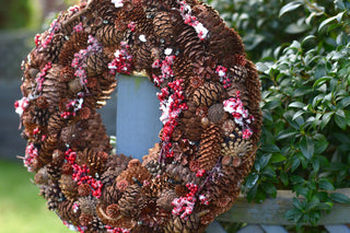 Handmade Lit Wreath