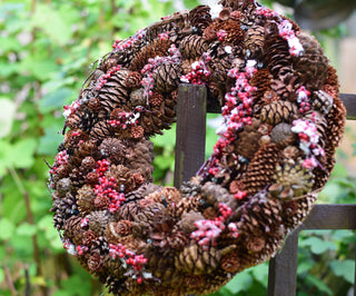 Handmade Lit Wreath