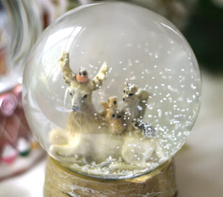 Reindeer and Friends Snow Globe